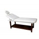 CAMILLA DE MADERA ROMBO 2 CUERPOS BASE WENGE