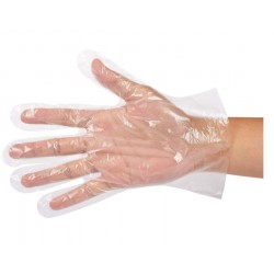 GUANTES DE PLASTICO TALLA UNICA caja de 10.000 uds