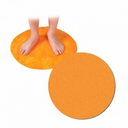 ALFOMBRITA CIRCULAR TNT NARANJA, 40gr. bolsa 50 u.