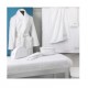 SABANA DE RIZO BLANCA AJUSTABLE 70X190 cm.
