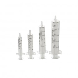 JERINGA 5 ML. 2 CUERPOS CAJA DE 100 UD.