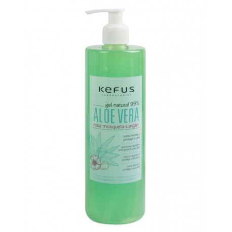 ALOE VERDE NATURAL ROSA MOSQUETA Y ARGAN 500 ml