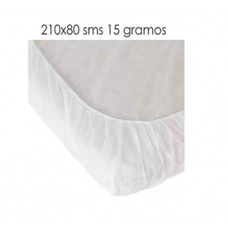 SMS SABANA AJUSTABLE 210X80 15gr 10uds.