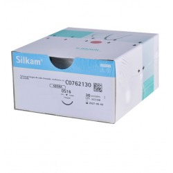SILKAM 4/0 triangular 3/8 (DS)19 75cm 36u.