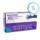 T/S GUANTES NITRILO AZUL SIN POLVO SENSITIVE 100u