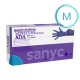 T/M GUANTES NITRILO AZUL SIN POLVO SENSITIVE 100u