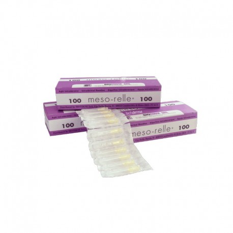 AGUJA MESO-RELLE 30 G 0.30X12 mm 100 unds.